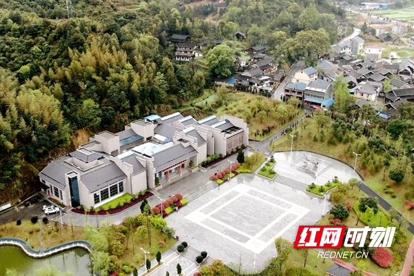 航拍粟裕同志紀(jì)念館。