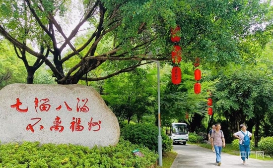 福山郊野公園是深受市民喜愛的網(wǎng)紅打卡點（央廣網(wǎng)記者 童正忠 攝）