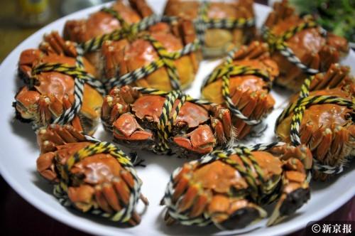 大閘蟹。  新京報(bào)資料圖庫(kù)