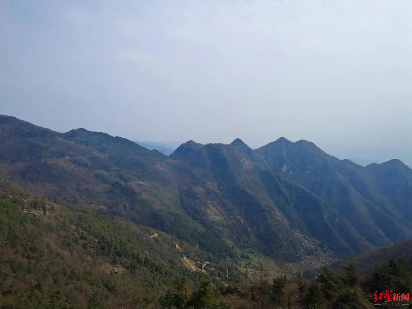 ↑鐵廠河林場(chǎng)靜謐的大山