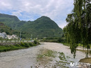 羅甸河和雨灑河在羅甸村交匯成更大的羅甸河。人民網(wǎng)記者 程浩攝